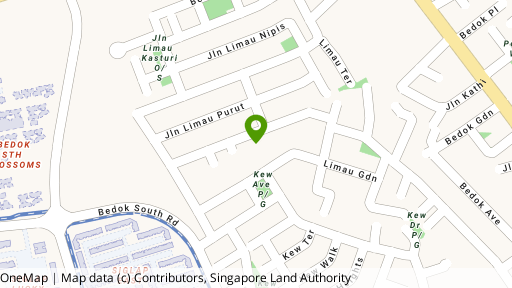 Map showing the location of Limau Park