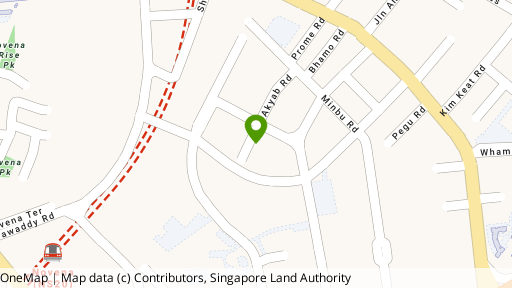 Map showing the location of Bassein Court