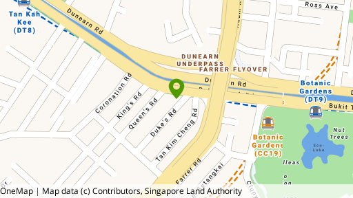 Map showing the location of Duke’S Road (pending termination)