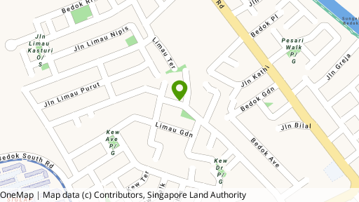 Map showing the location of Kew Cottages