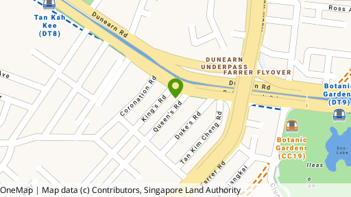 Map showing the location of Crown Center