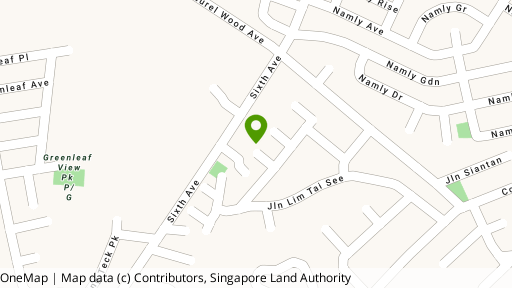 Map showing the location of Dynasty Garden
