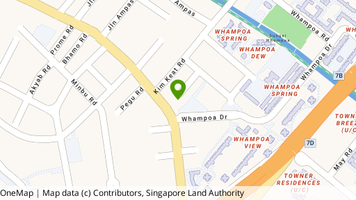 Map showing the location of Bliss Loft
