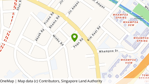 Map showing the location of Belmondo View