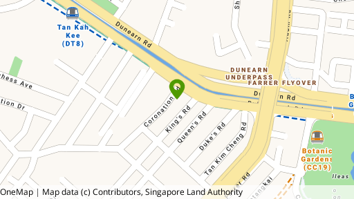 Map showing the location of Coronation Arcade