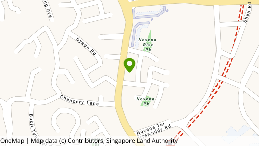 Map showing the location of Eng Aun Mansion