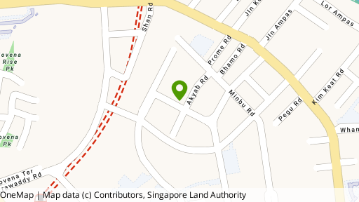 Map showing the location of Chong Kim Apartment
