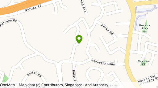 Map showing the location of The Chancery Residence