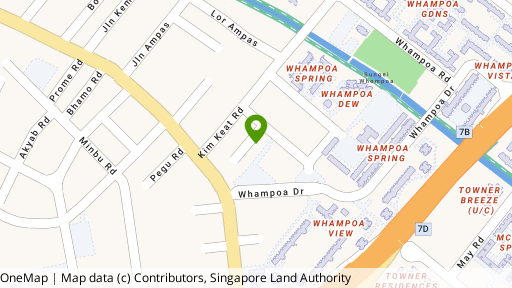 Map showing the location of 3 Kim Keat Close