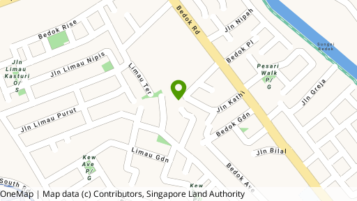 Map showing the location of Excelsior Gardens
