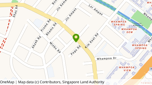 Map showing the location of 325 Balestier Road