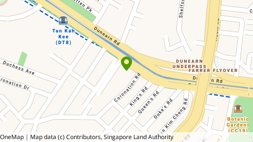 Map showing the location of Coronation Shopping Plaza