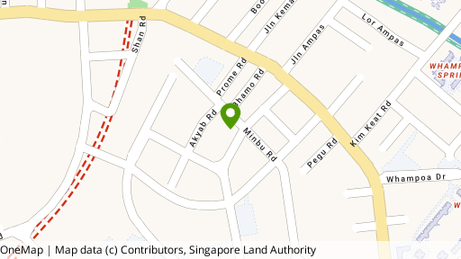 Map showing the location of Mandalay Mansion