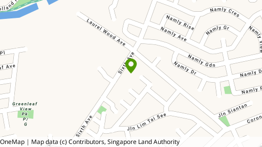 Map showing the location of Dynasty Garden Court 1
