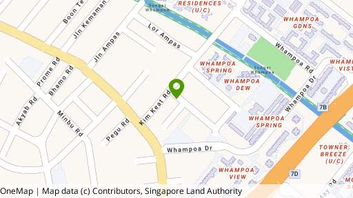 Map showing the location of 2/A/B Kim Keat Lane