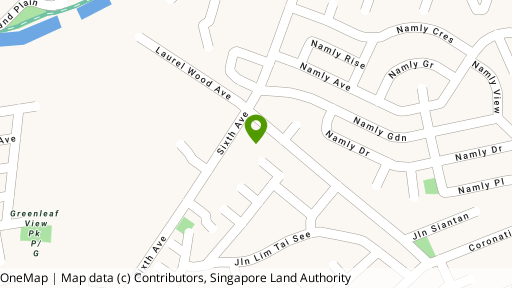 Map showing the location of Mount Sinai Residences