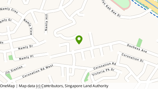 Map showing the location of Duchess Residences