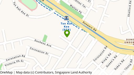 Map showing the location of Duchess Manor