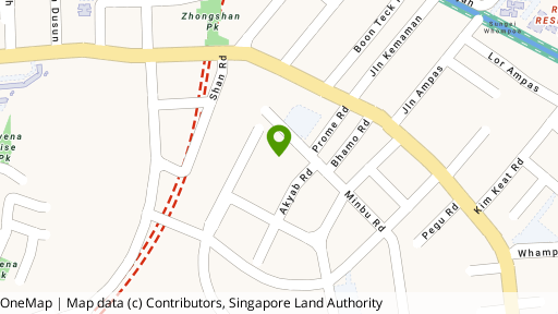 Map showing the location of Pavilion 11