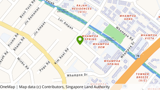 Map showing the location of Cradels