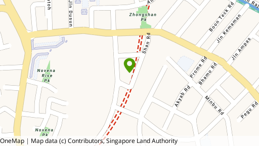 Map showing the location of Shan Court
