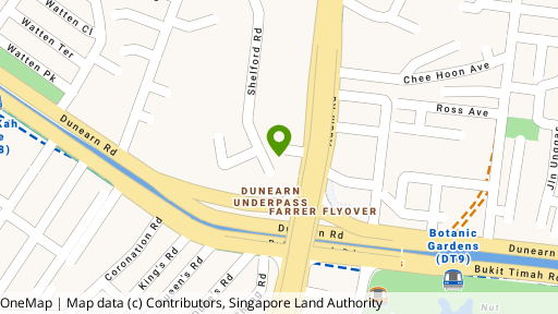 Map showing the location of 5A Adam Road