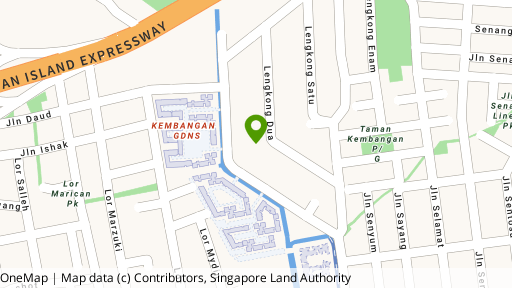 Map showing the location of 63 Lengkong Dua
