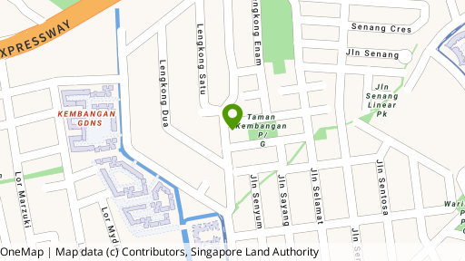 Map showing the location of Kimnan Park