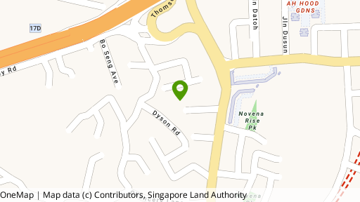 Map showing the location of Peak Residence