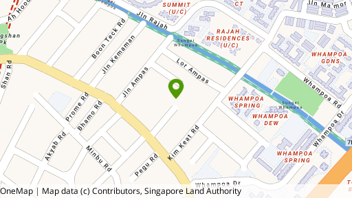 Map showing the location of Prestige Heights