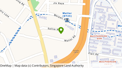 Map showing the location of Sallim Lodge