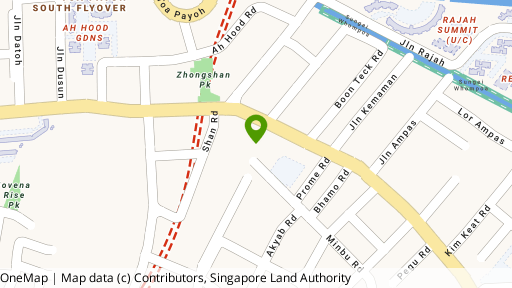 Map showing the location of Minbu Villa