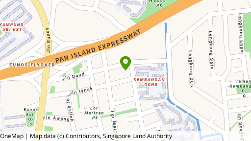 Map showing the location of Sunstone Residences