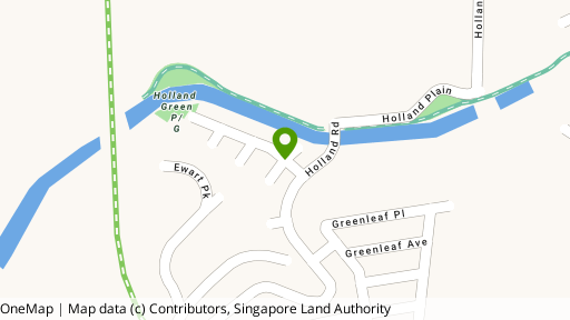 Map showing the location of Holland Green