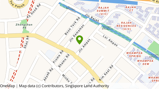 Map showing the location of Birchwood Mansions