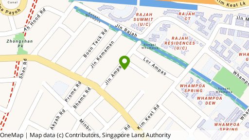 Map showing the location of The Viridian