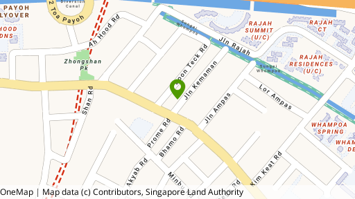 Map showing the location of Jalan Kemaman