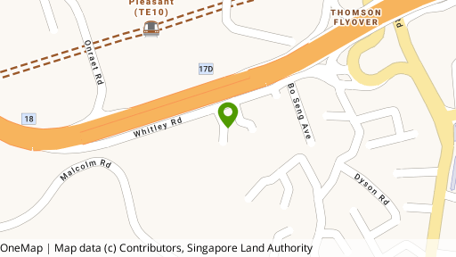 Map showing the location of Whitley Heights