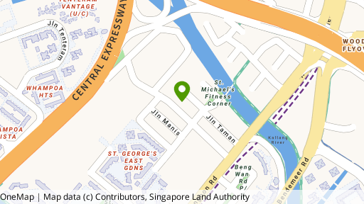 Map showing the location of The Mornington