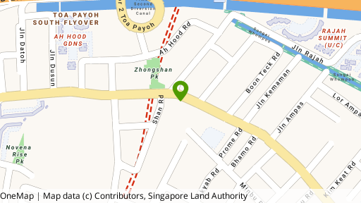 Map showing the location of 473/A-C Balestier Road