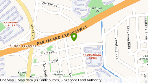 Map showing the location of The Heliconia