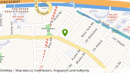 Map showing the location of Ascent @ 456