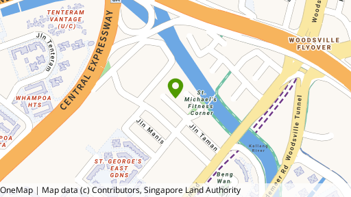 Map showing the location of MCST 1371