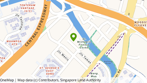 Map showing the location of Rio Gardens