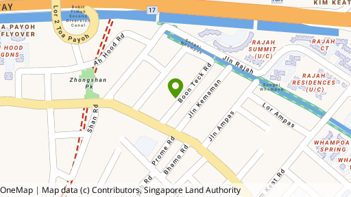 Map showing the location of Va Residences