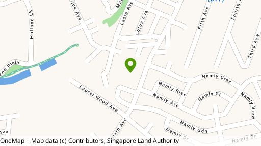 Map showing the location of The Sixth Avenue Residences