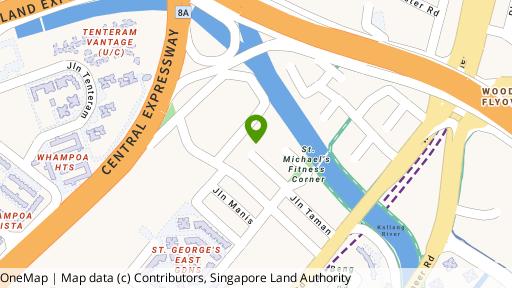 Map showing the location of Sunville