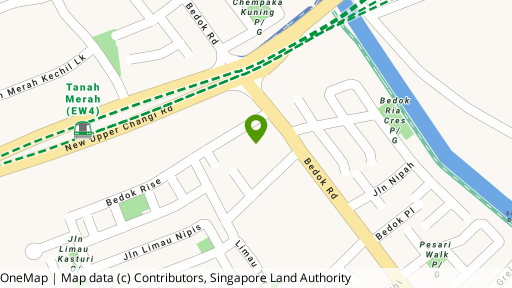 Map showing the location of English Villas