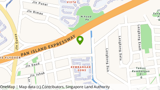 Map showing the location of Windy Heights