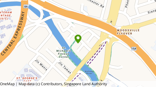 Map showing the location of Moonstone Residences